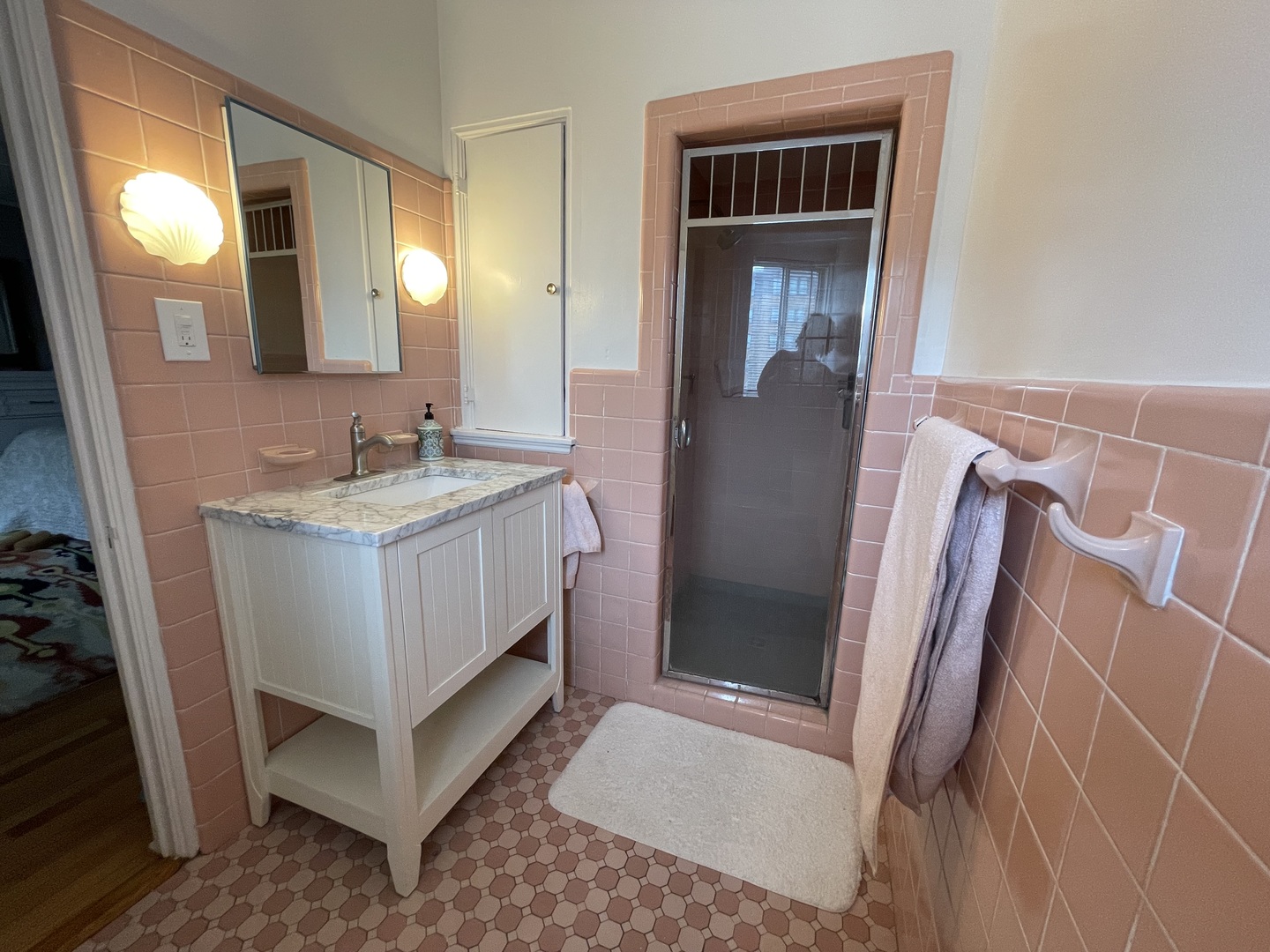 1035 Bonnie Brae River Forest, IL 60305 - Photo 15 of 21 a bathroom with a sink a mirror and vanity