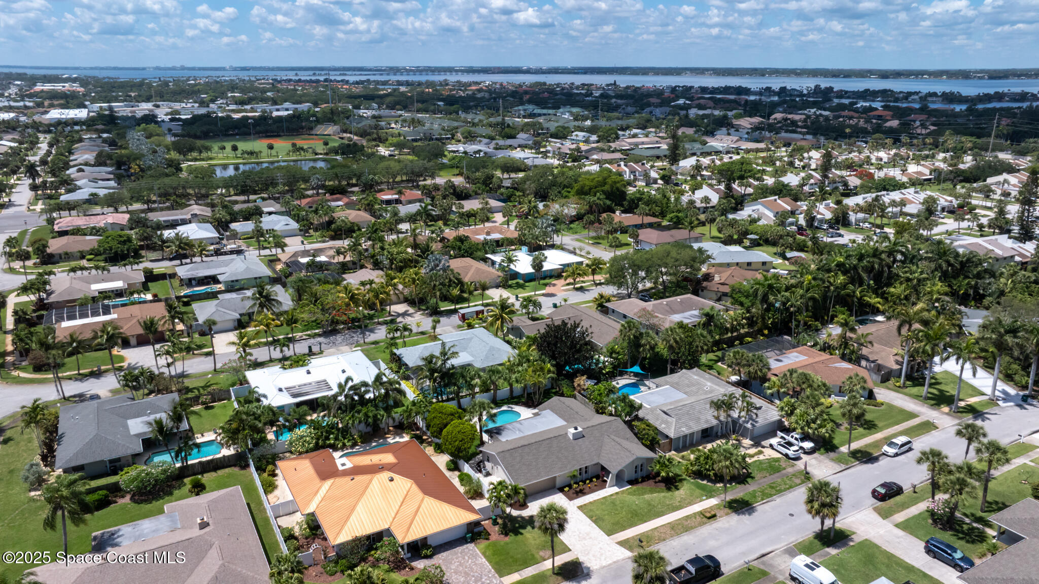459 Winchester Road Satellite Beach, FL 32937 - Photo 50 of 60 Aerial