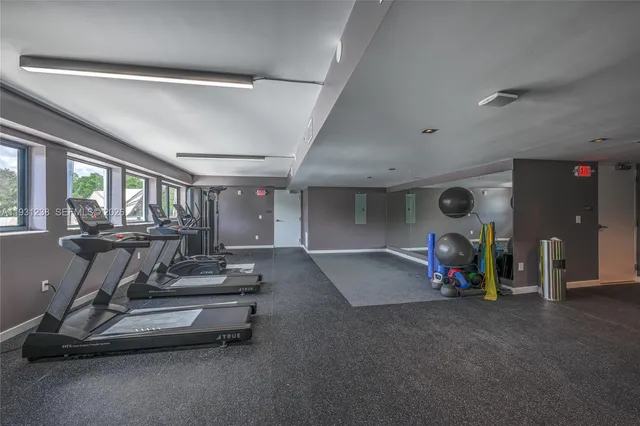 a view of a building with a tree