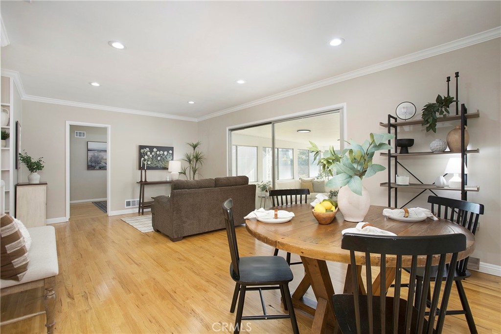 708 East Alder Street Brea, CA 92821 - Photo 11 of 34 a living room with furniture and wooden floor