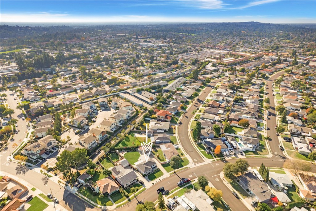 708 East Alder Street Brea, CA 92821 - Photo 30 of 34 an aerial view of residential building with parking space