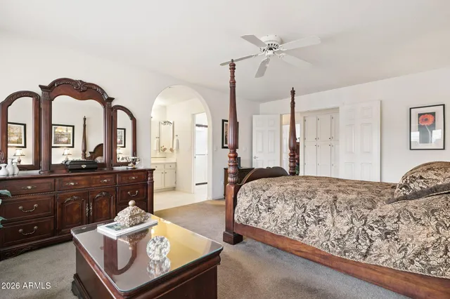 a view of a city with mountains in the background