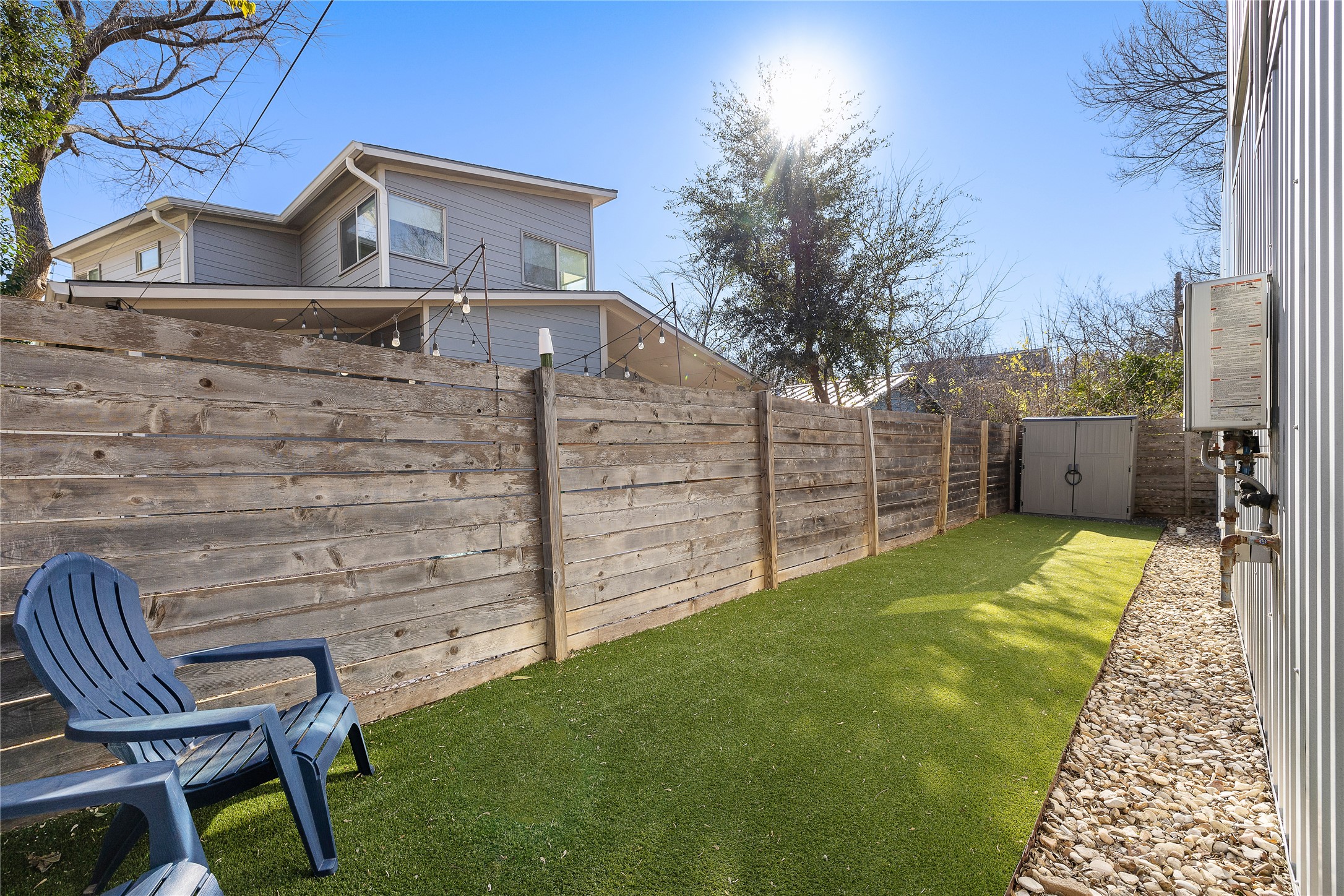 1402 Singleton Avenue, Unit B Austin, TX 78702 - Photo 21 of 25 Newly installed shed conveys