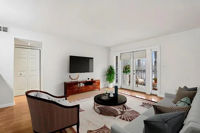 a view interior of the house and wooden floor