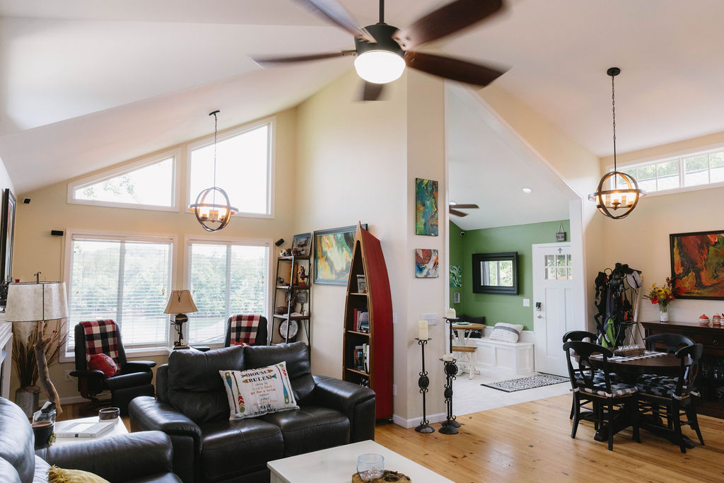 1230 Melton Road, Unit 87 West Union, SC 29696 - Photo 24 of 43 This bright and airy living space features beautiful hardwood floors and high ceilings.