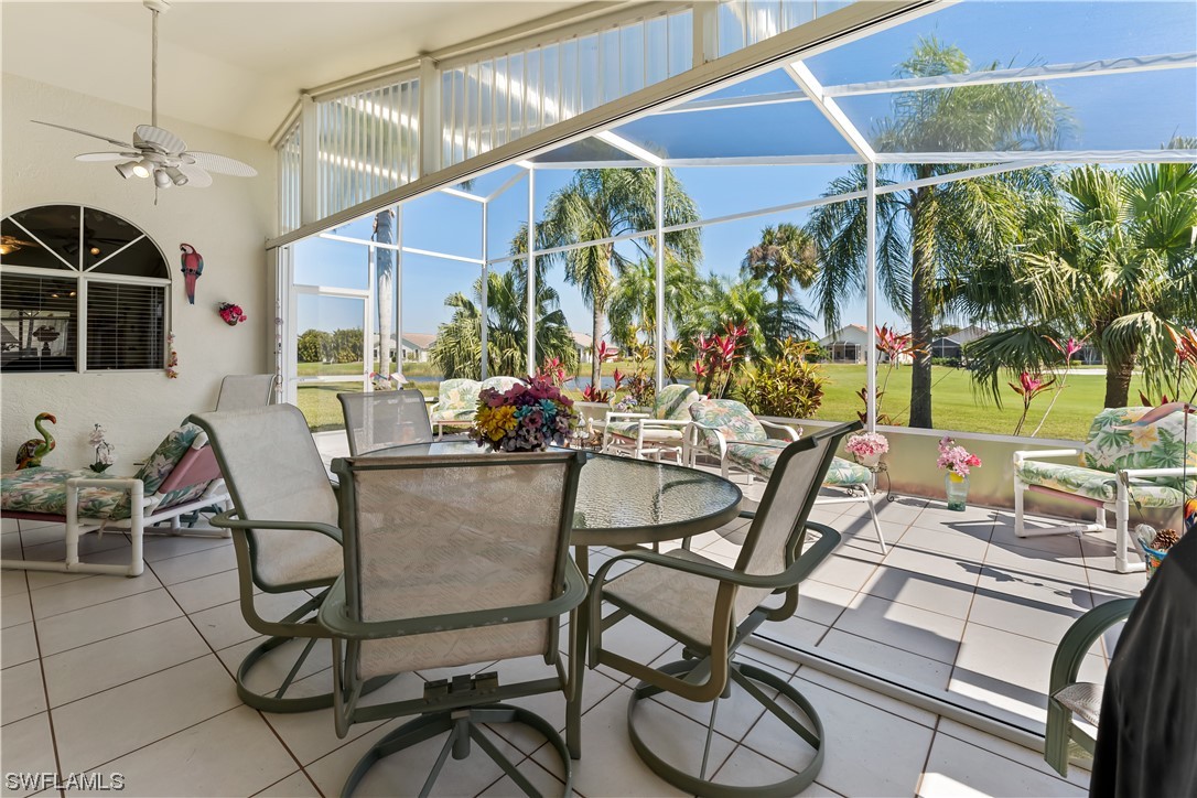 17536 Plumera Lane North Fort Myers, FL 33917 - Photo 20 of 50 a view of an outdoor dining space with a table and chairs
