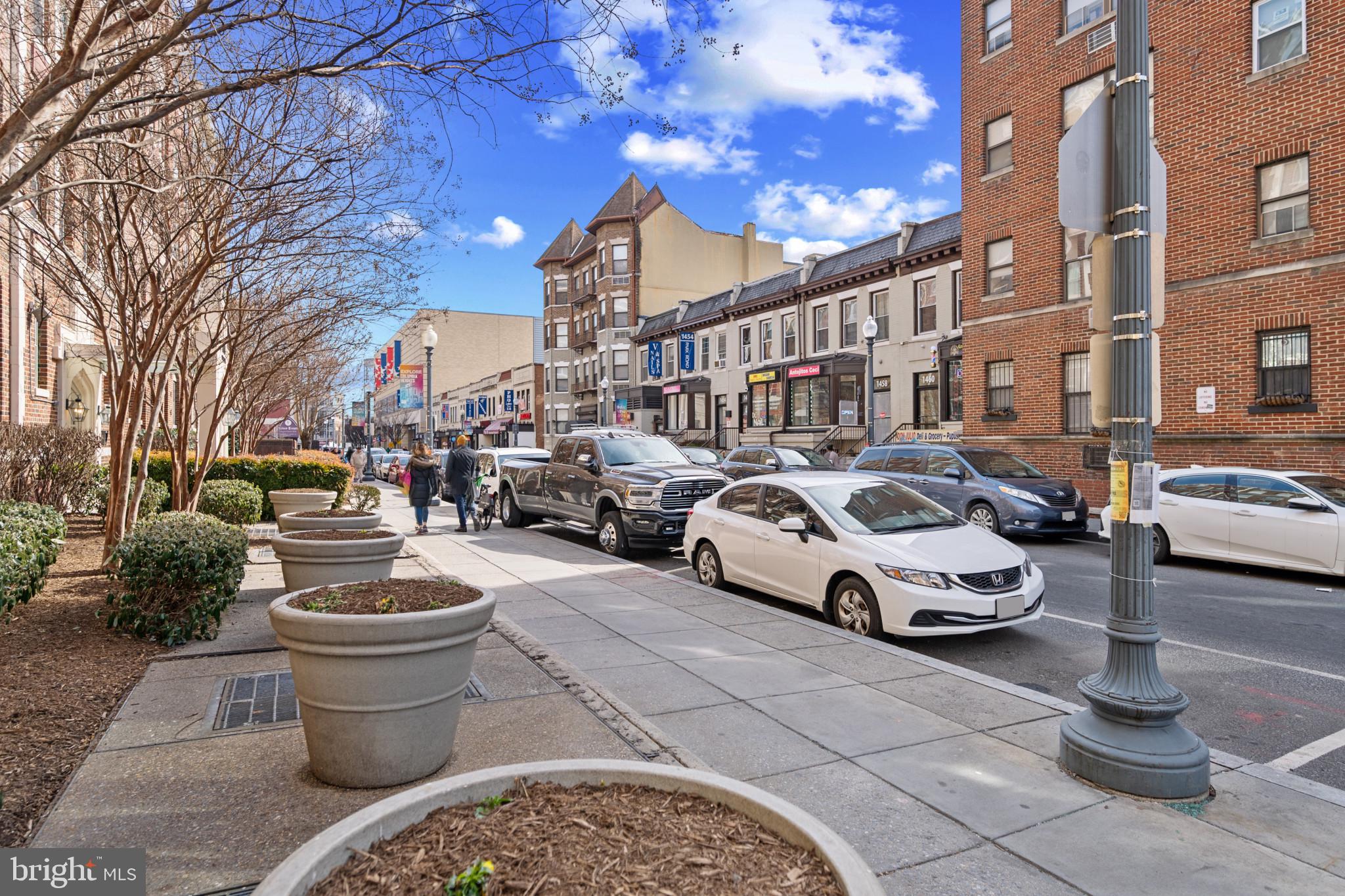 1457 Park Road Northwest, Unit 107 Washington, DC 20010 - Photo 37 of 42 A view towards 14th St, the main street of Columbi