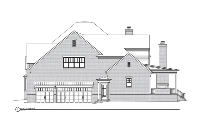 a black and white photo of a house