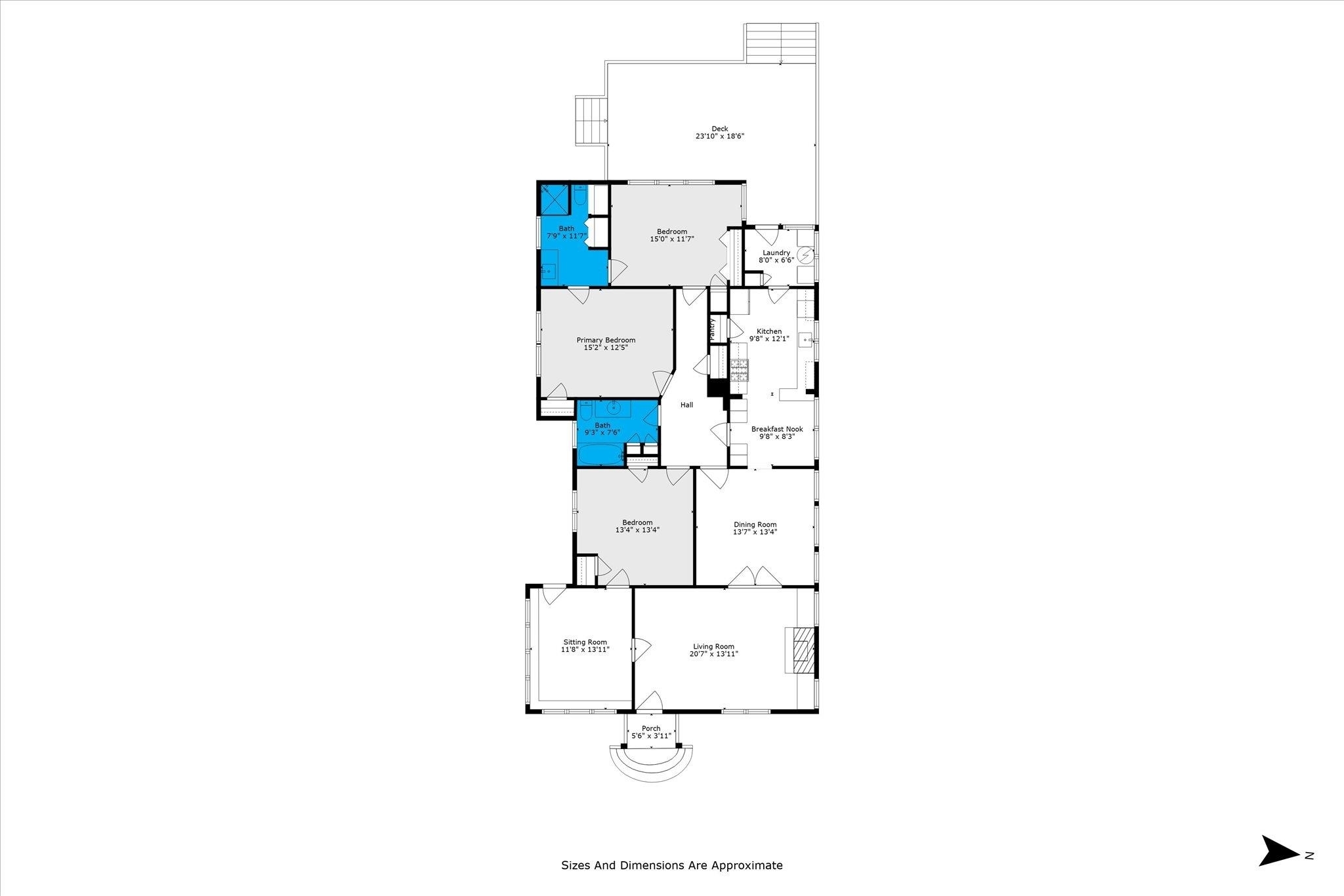 55 Silverwood Street Mobile, AL 36607 - Photo 31 of 31 Floor plan