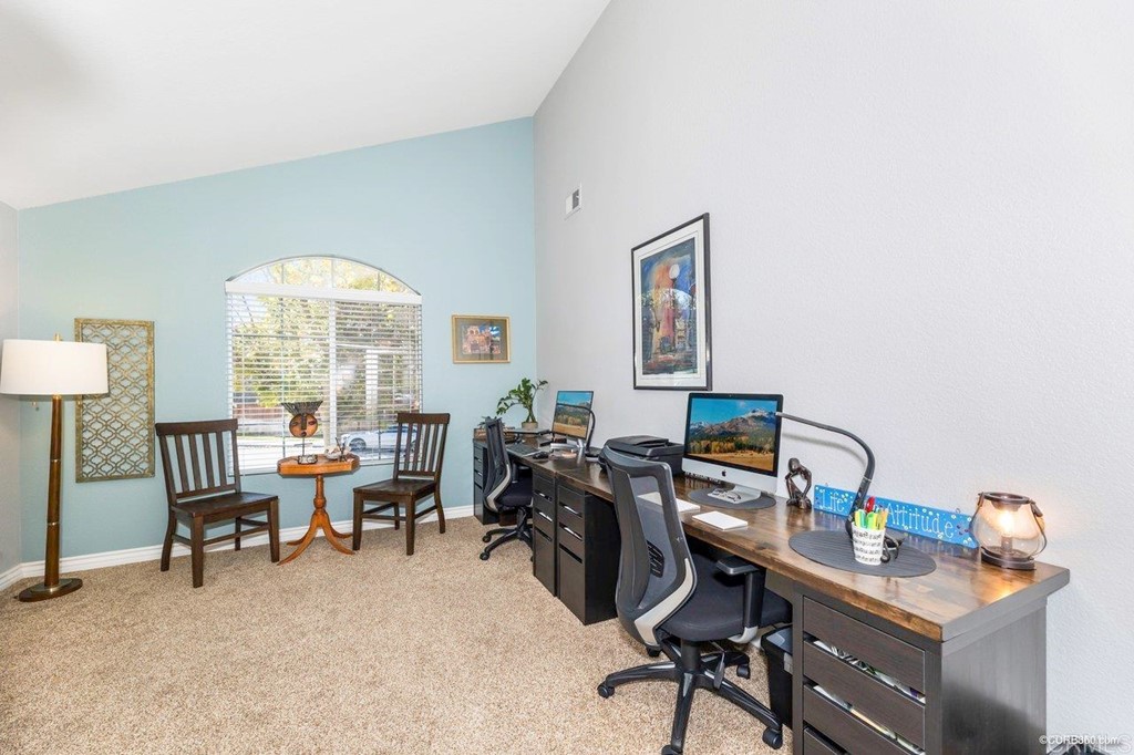 1840 Century Way Escondido, CA 92026 - Photo 18 of 36 a view of a workspace with furniture and a window