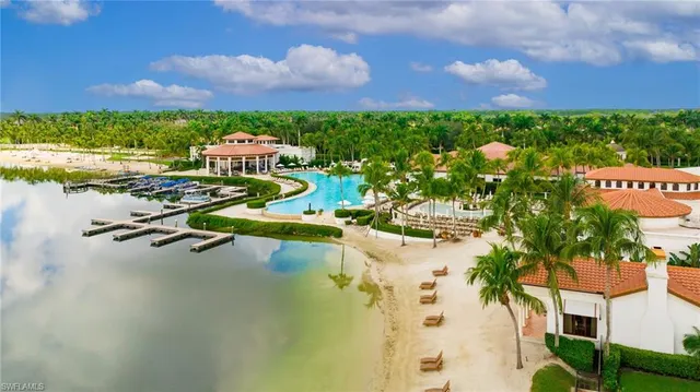 a view of a lake with a house