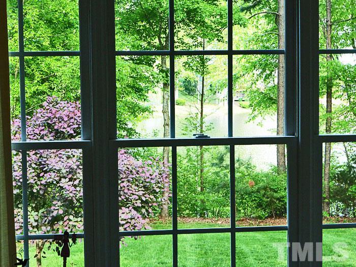 4807 Sinclair Drive Raleigh, NC 27616 - Photo 23 of 25 a view of a garden from a window