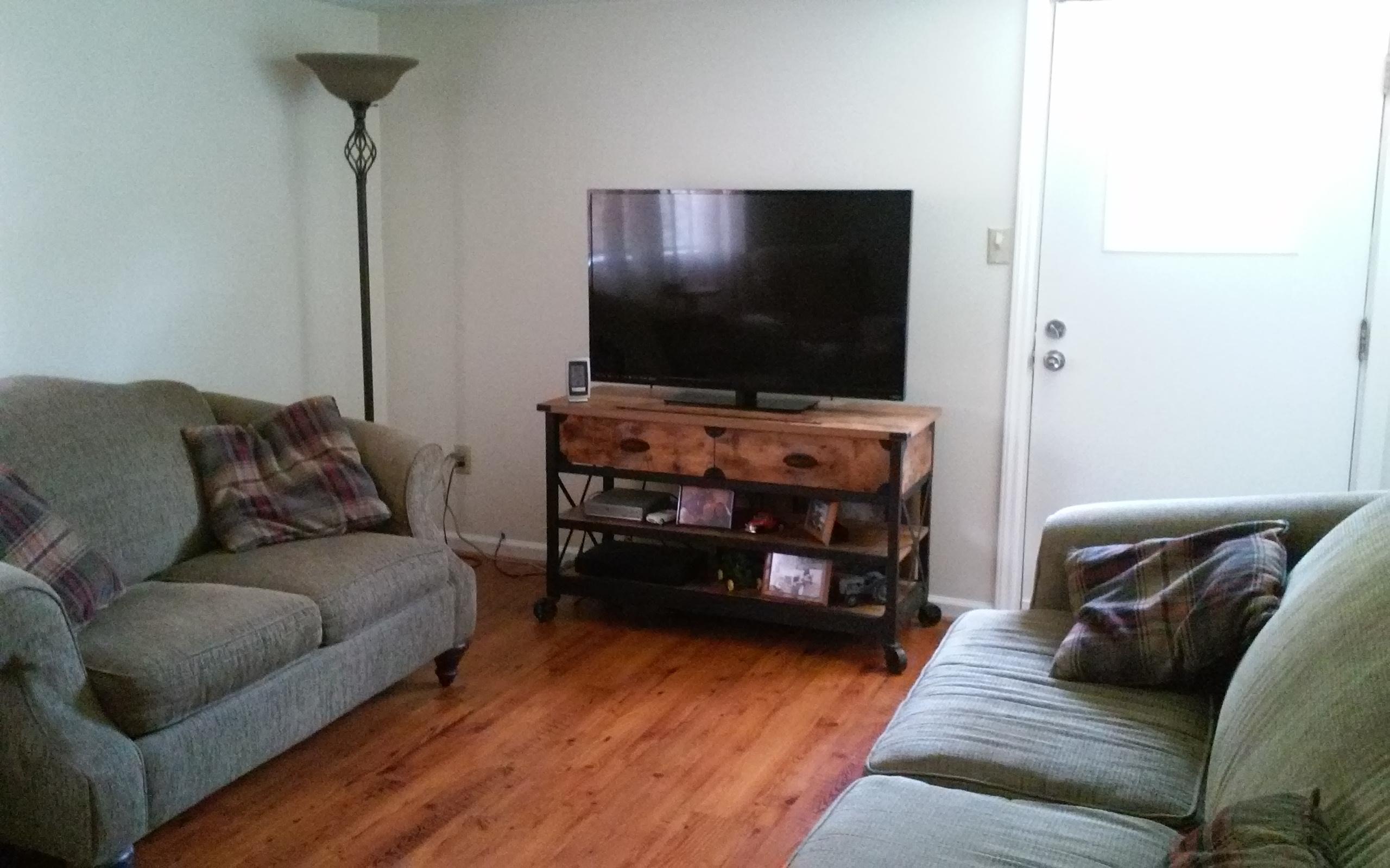 1990 Reesedale Road Elliston, VA 24087 - Photo 21 of 24 a living room with furniture and a flat screen tv