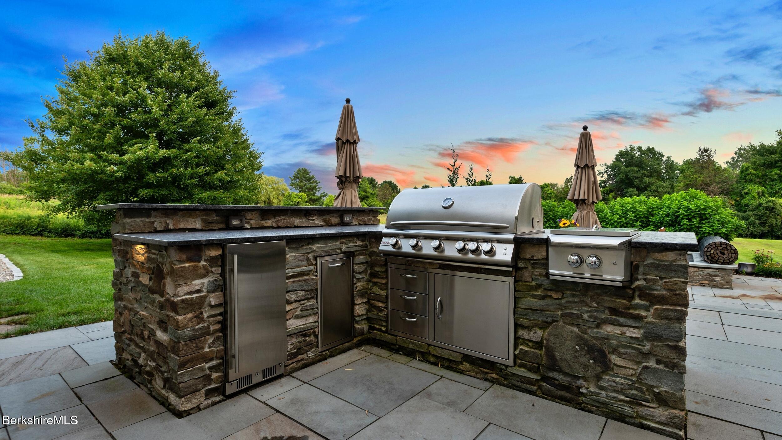 575 Devon Road Lee, MA 01238 - Photo 7 of 58 TWILIGHT OUTDOOR KITCHEN