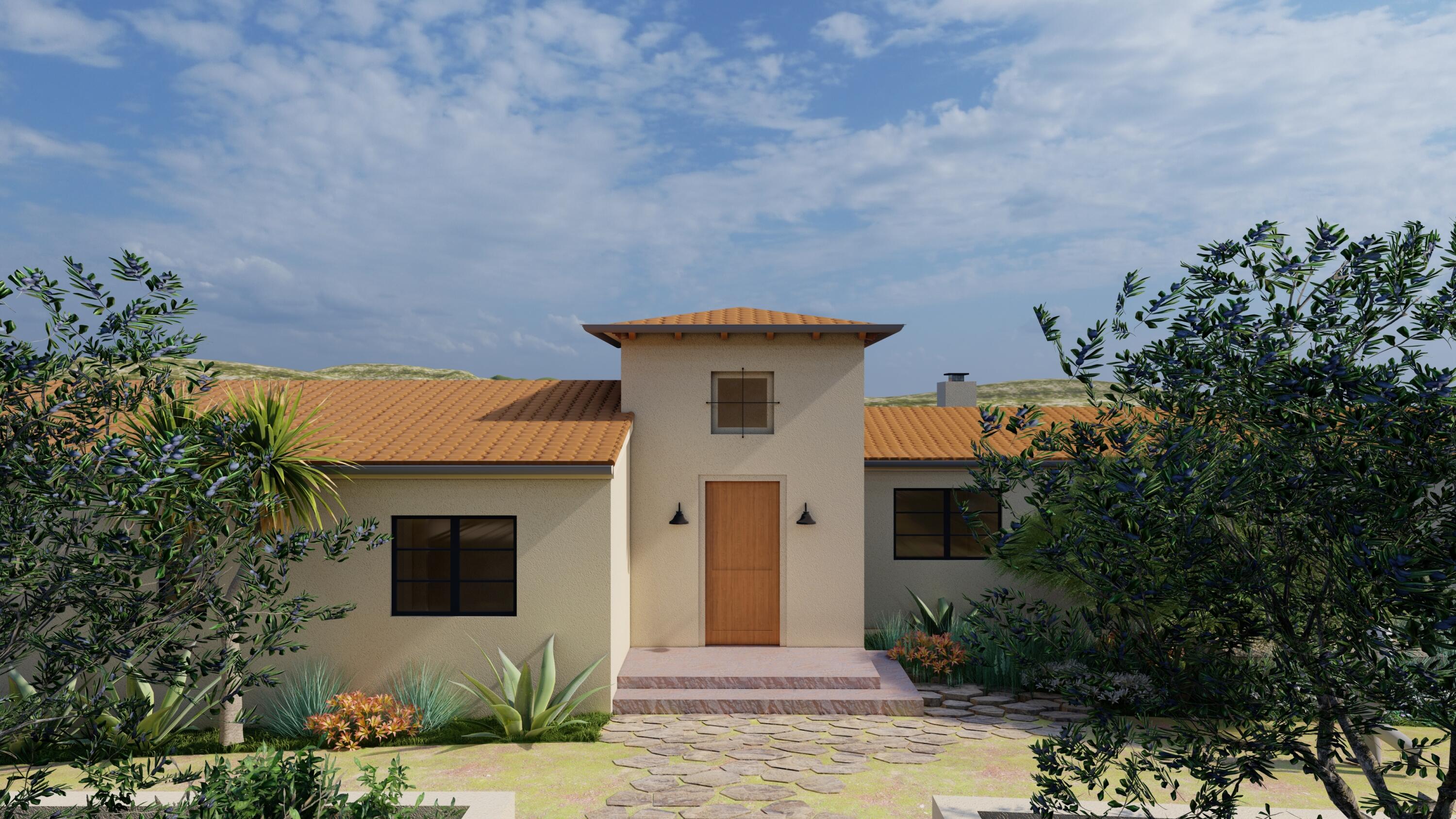 7305 Shepard Mesa Drive Carpinteria, CA 93013 - Photo 21 of 26 a front view of a house with garden