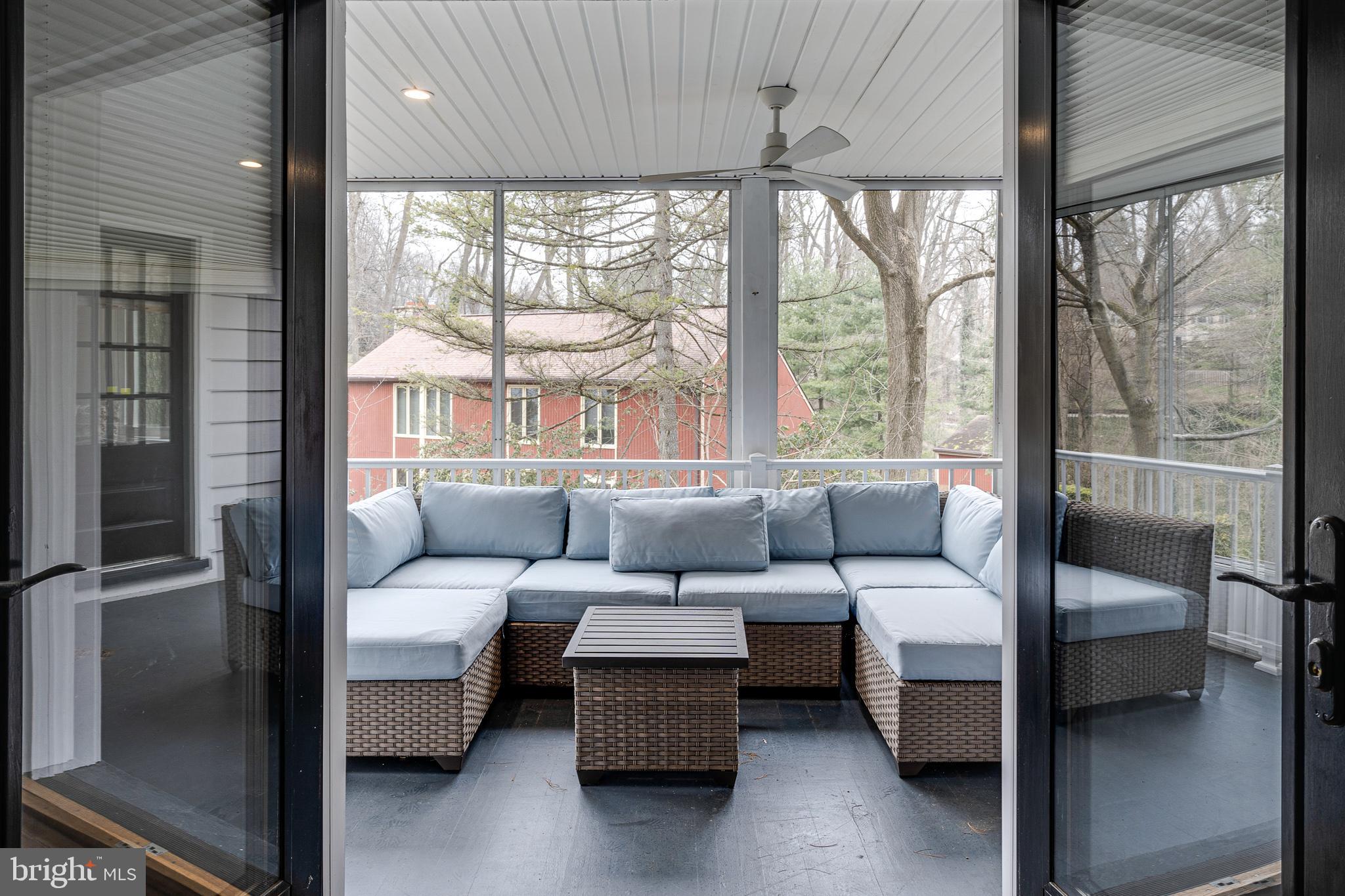 511 Broad Acres Road Narberth, PA 19072 - Photo 14 of 34 Three-season screened-in porch