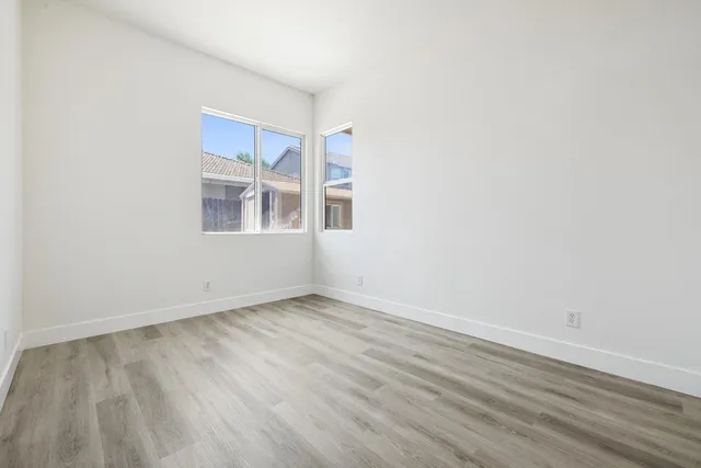 wooden floor in an empty room