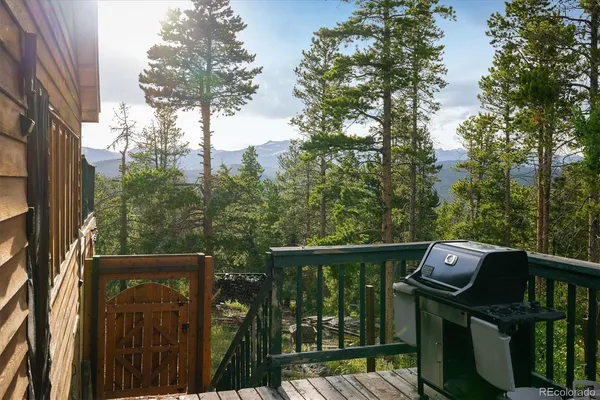 a view of a balcony with outdoor space
