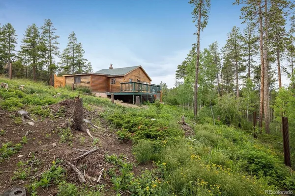 a view of outdoor space and trees