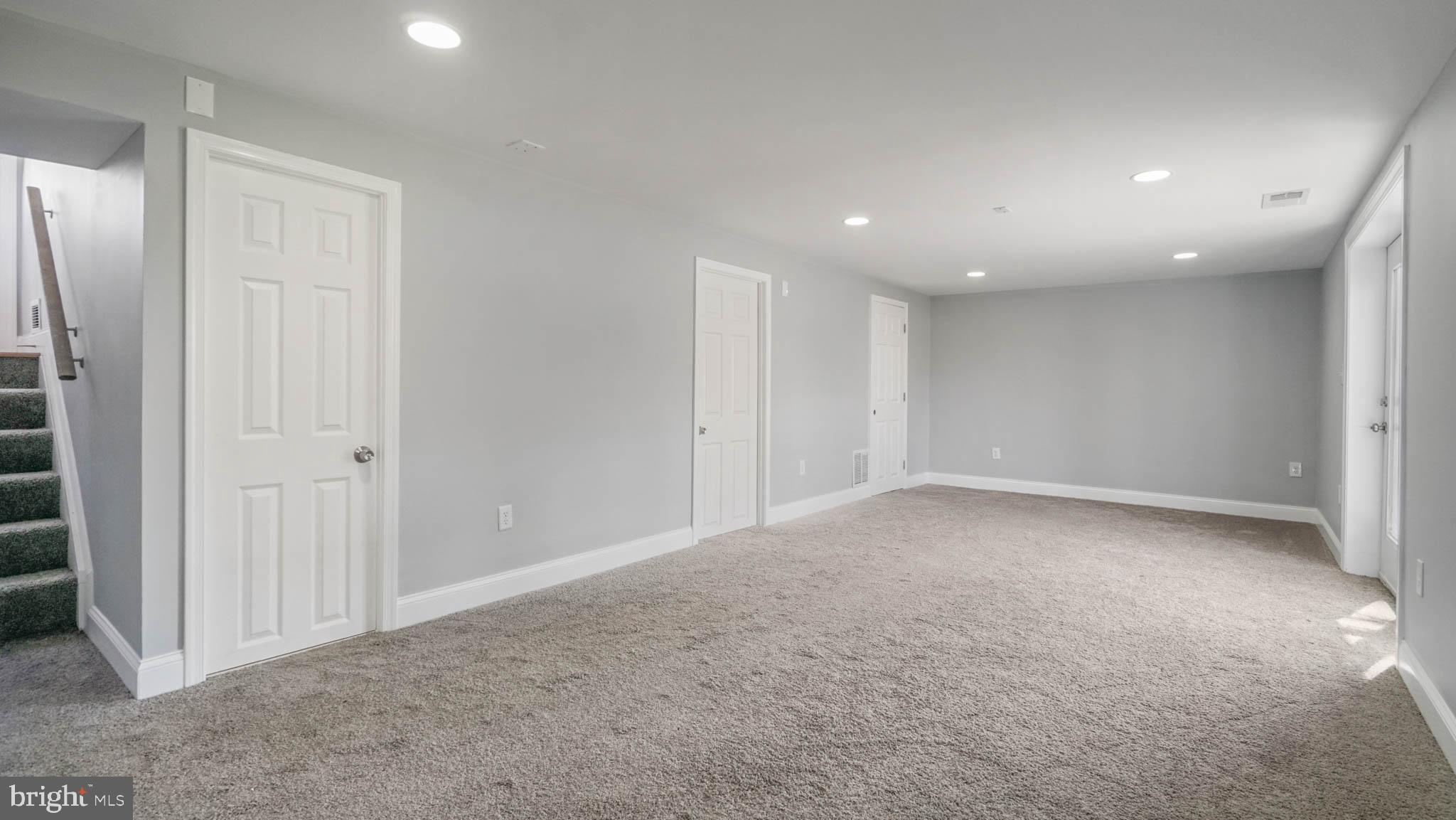 114 Embleton Road Owings Mills, MD 21117 - Photo 21 of 35 Family Room w/new Carpet & Recess Lights