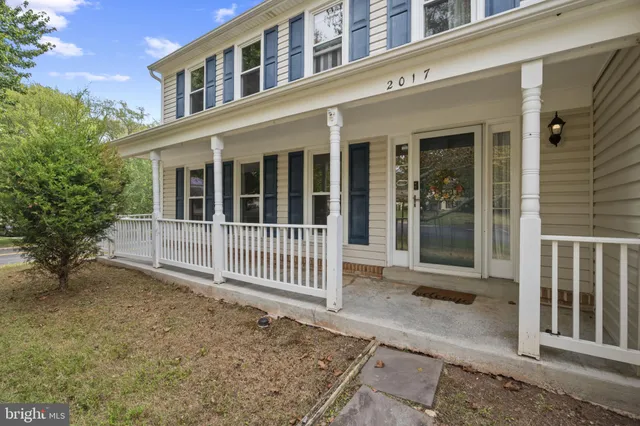 front view of a house with a porch