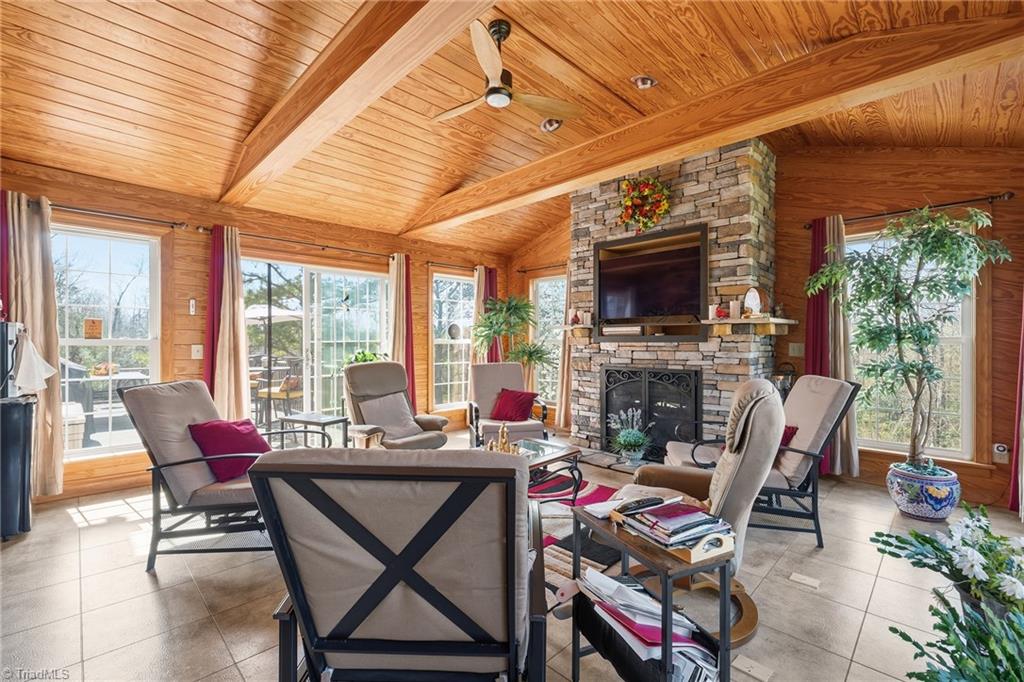 1924 Buck Shoals Road Hamptonville, NC 27020 - Photo 30 of 46 Sunroom Pic#3