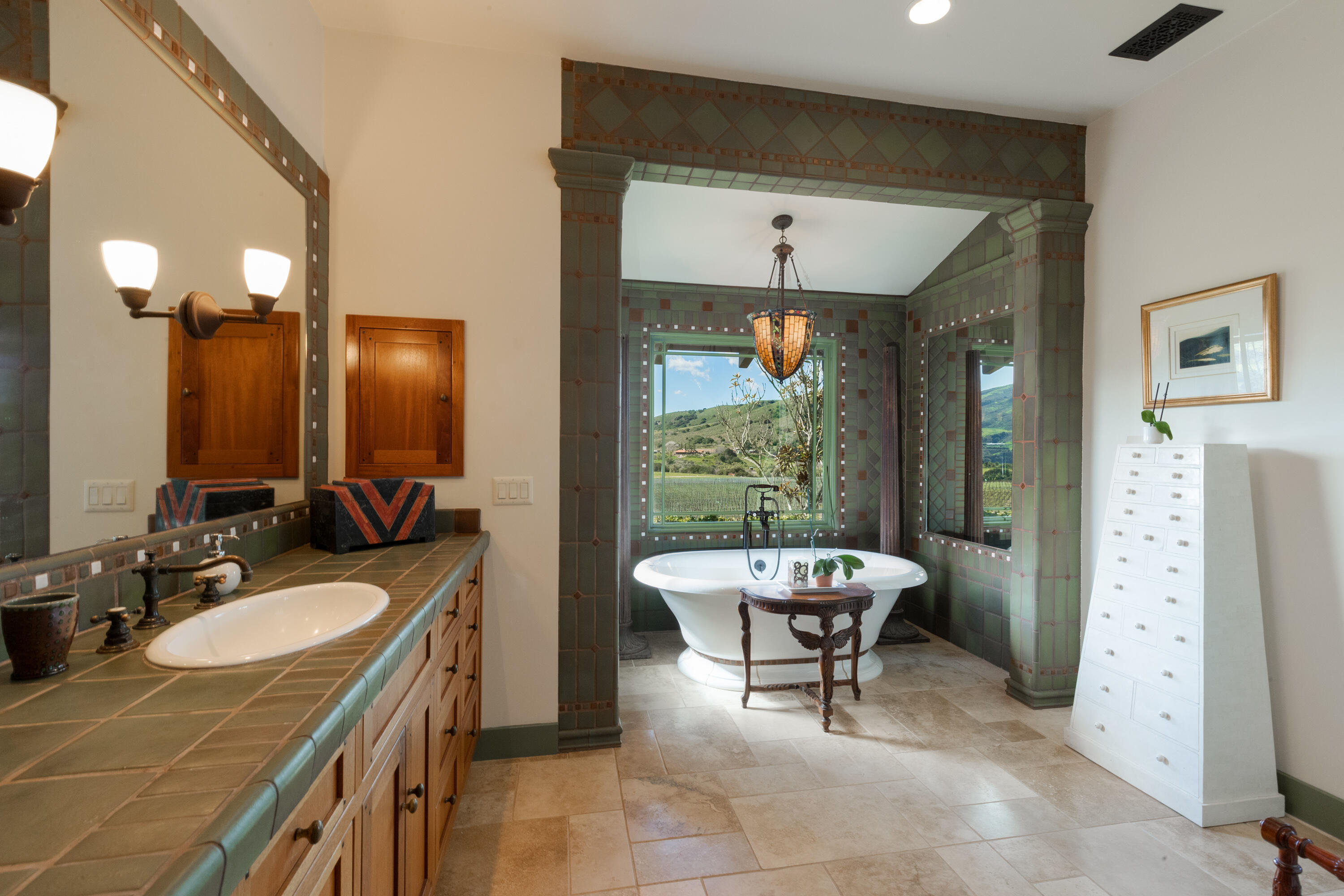 7320 Santos Lompoc, CA 93436 - Photo 16 of 37 a living room with furniture and a large mirror