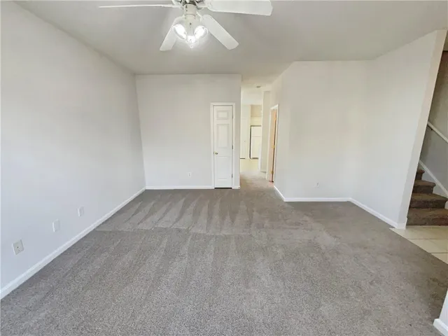 an empty room with a empty space