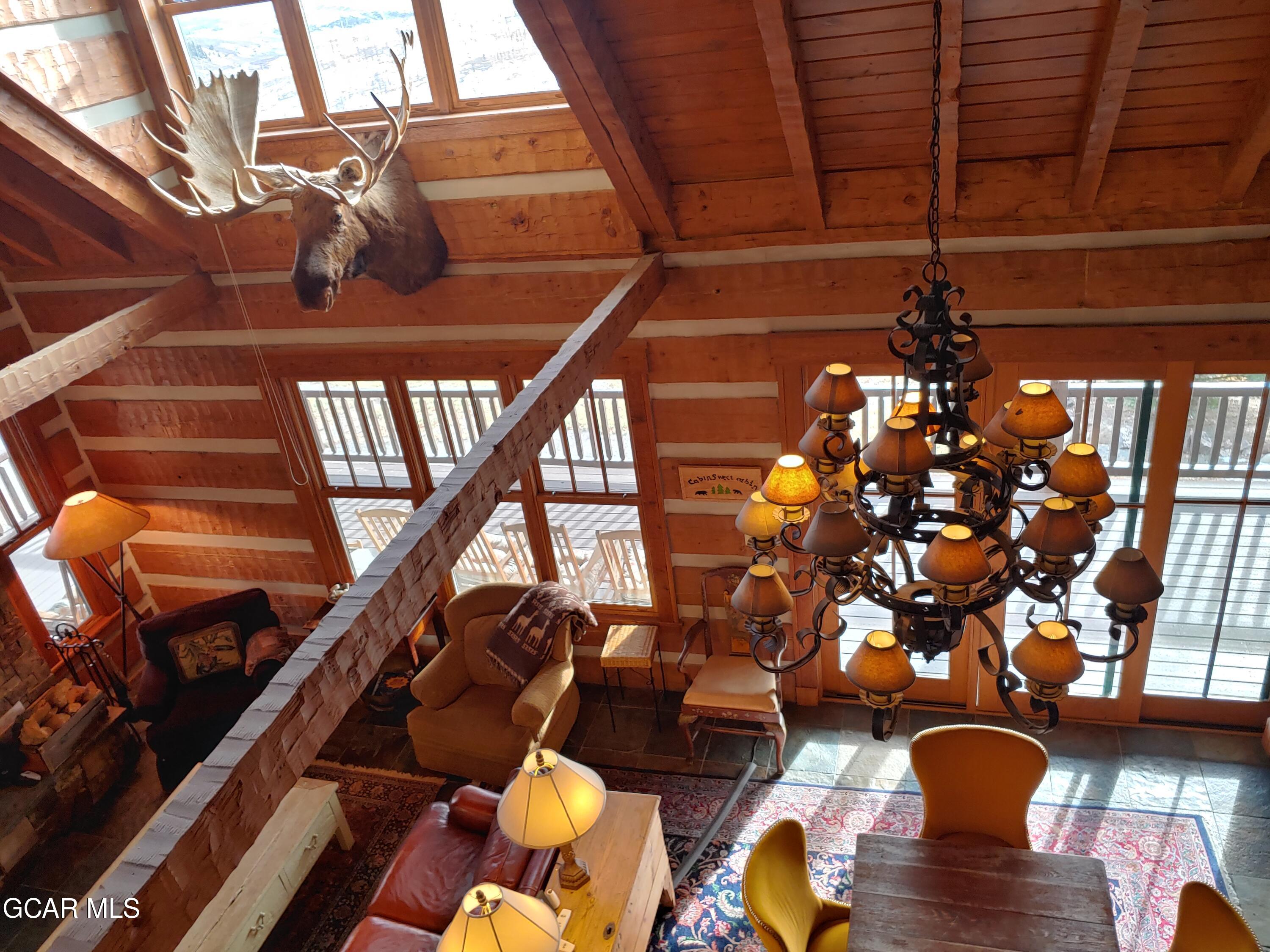 2390 Gcr 41 Road Granby, CO 80446 - Photo 23 of 69 Overhead View of the Grand Great Room