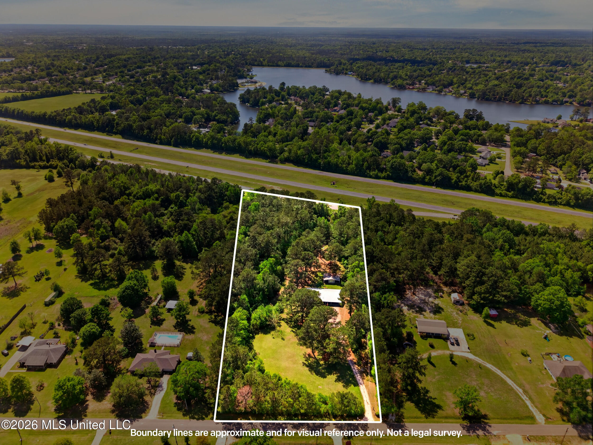 43 Alan Road Carriere, MS 39426 - Photo 49 of 51 58_aerial1.2