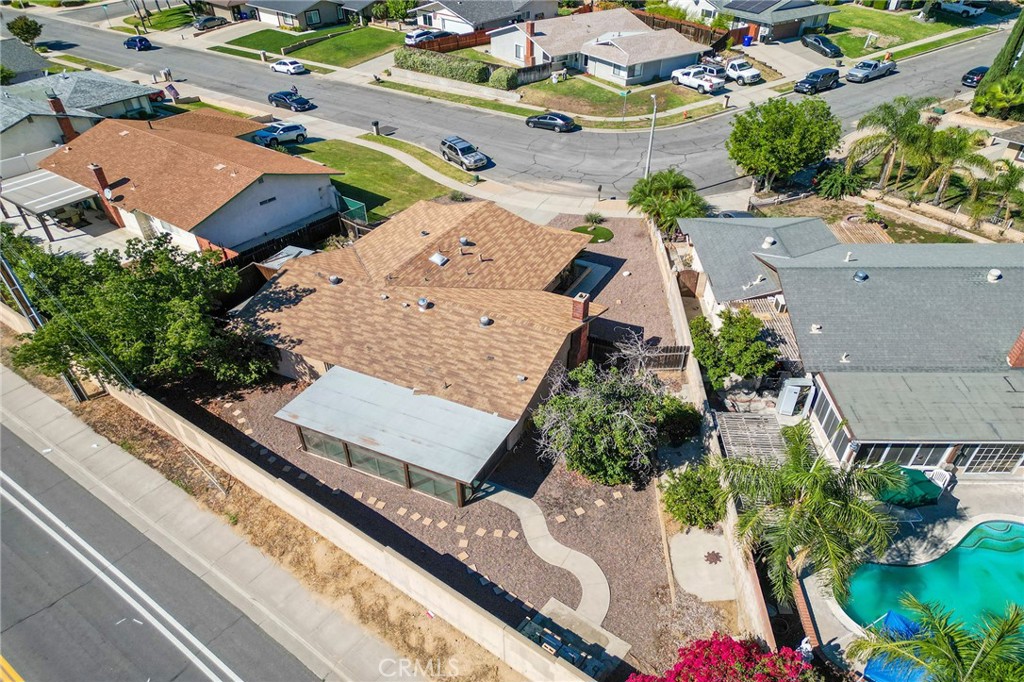 27875 Rainbow Lane Highland, CA 92346 - Photo 36 of 37 an aerial view of residential houses with outdoor space