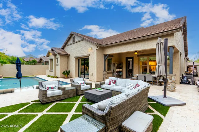 a front view of a building with street