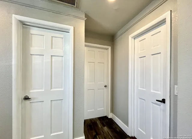 wooden floor in an empty room