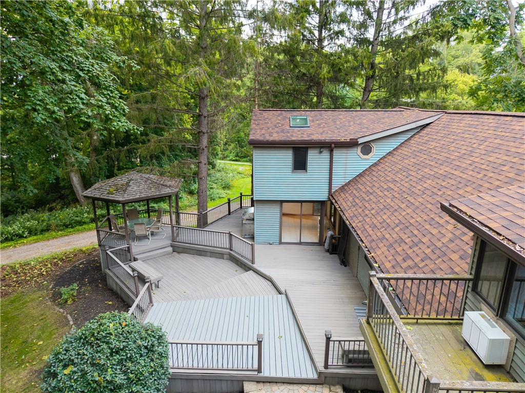 301 Spring Street Avon, NY 14414 - Photo 5 of 50 View of deck, gazebo, and balcony from primary suite.