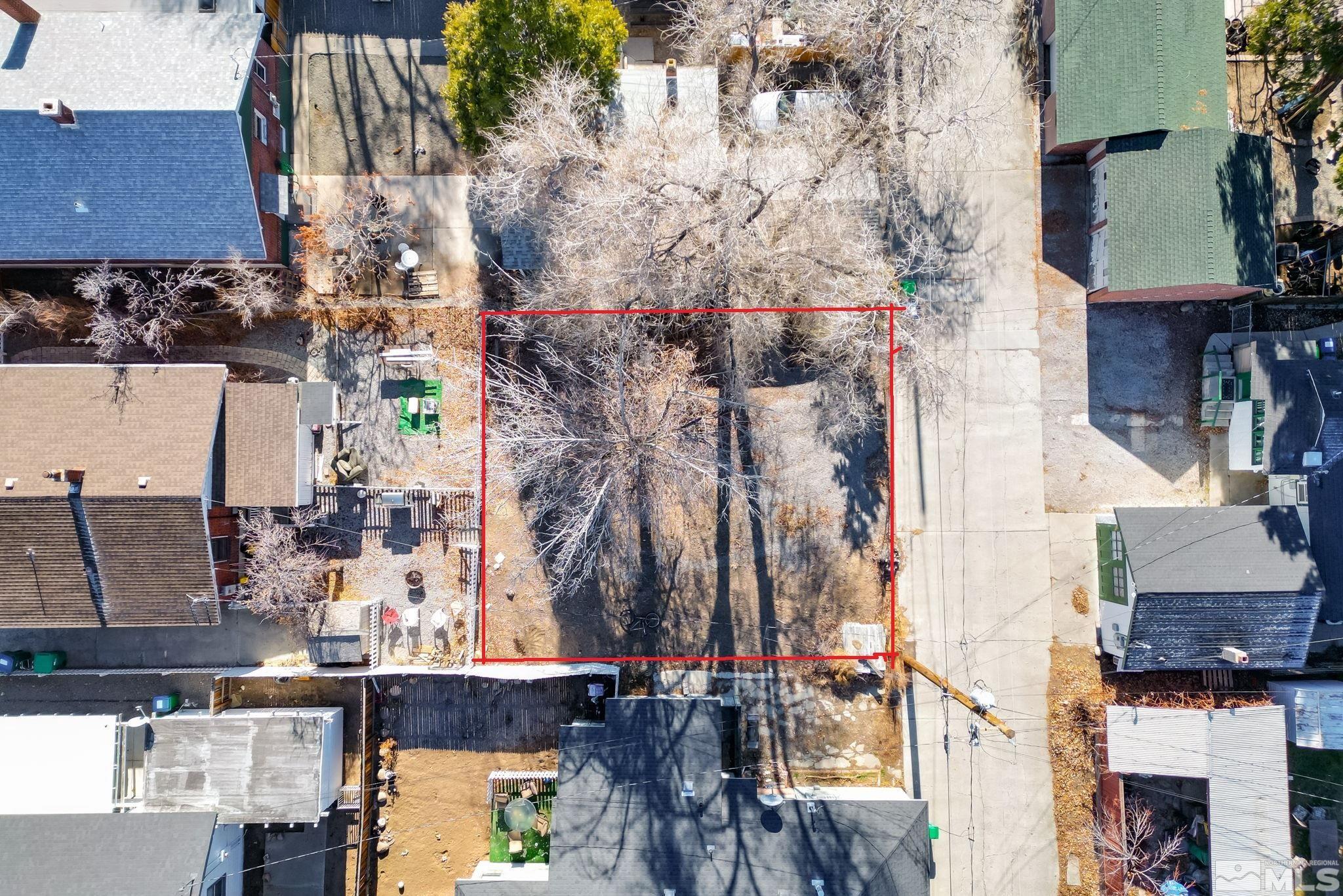 0 Bell Street Reno, NV 89503 - Photo 2 of 2 an aerial view of houses and roads