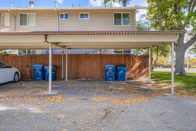 a backyard of a house