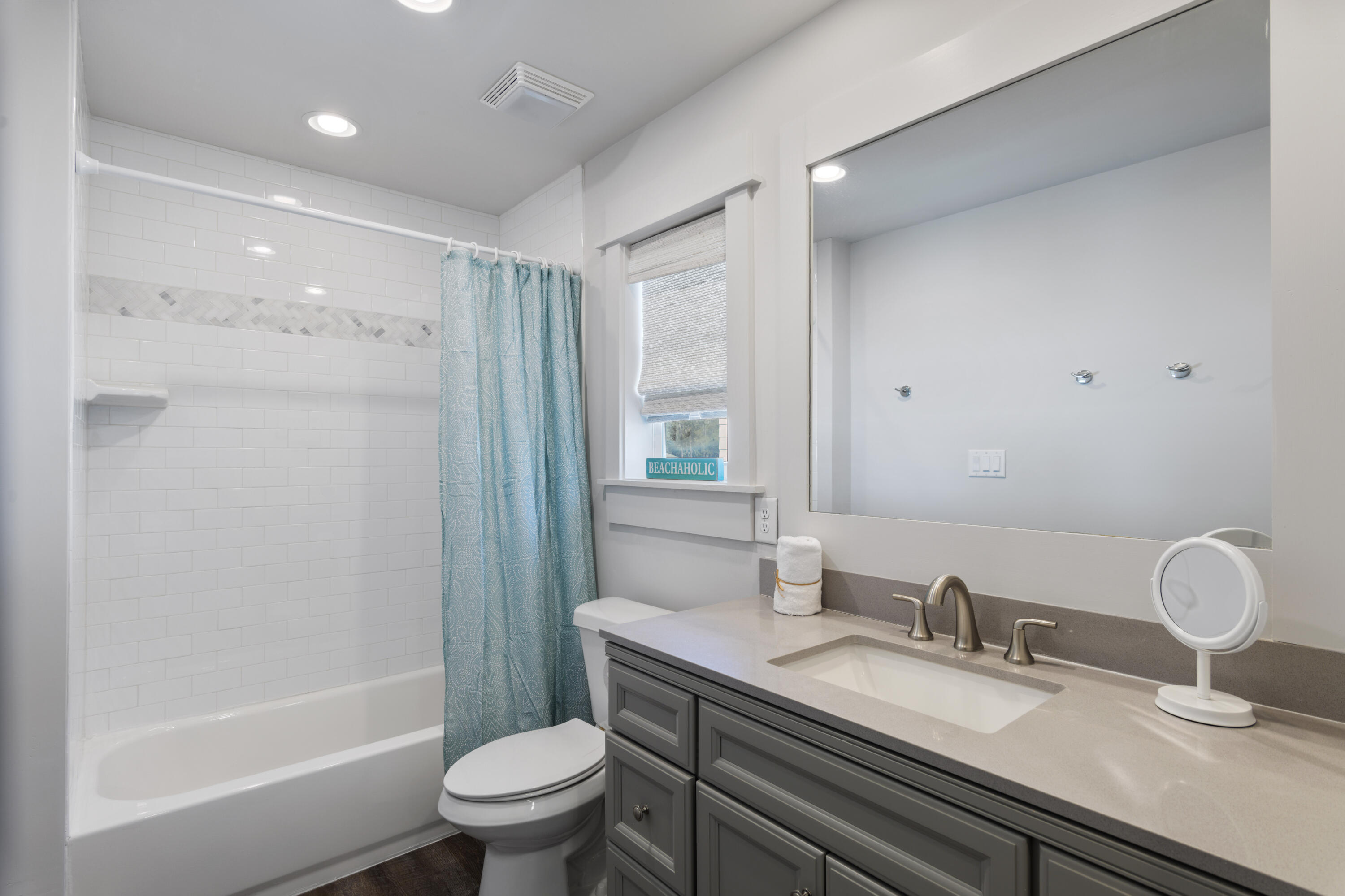 149 Redbud Lane Inlet Beach, FL 32461 - Photo 22 of 33 a bathroom with a granite countertop sink toilet and shower