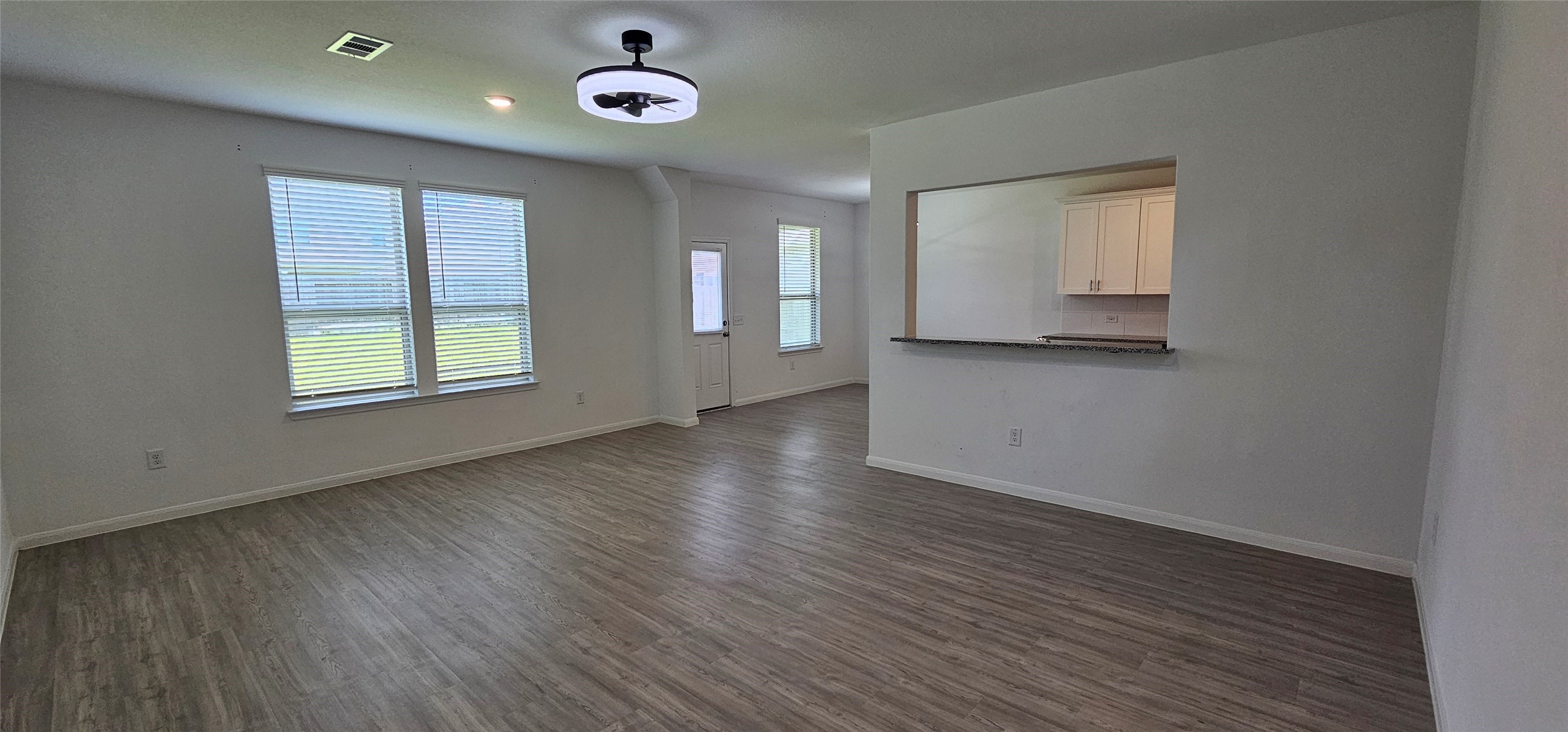Your family room offers plenty of natural light