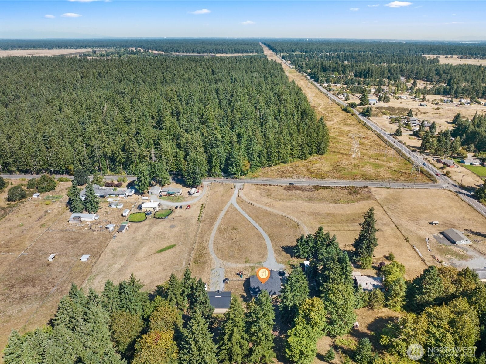 606 288th Street East Roy, WA 98580 - Photo 33 of 37 a view of a lake with a mountain