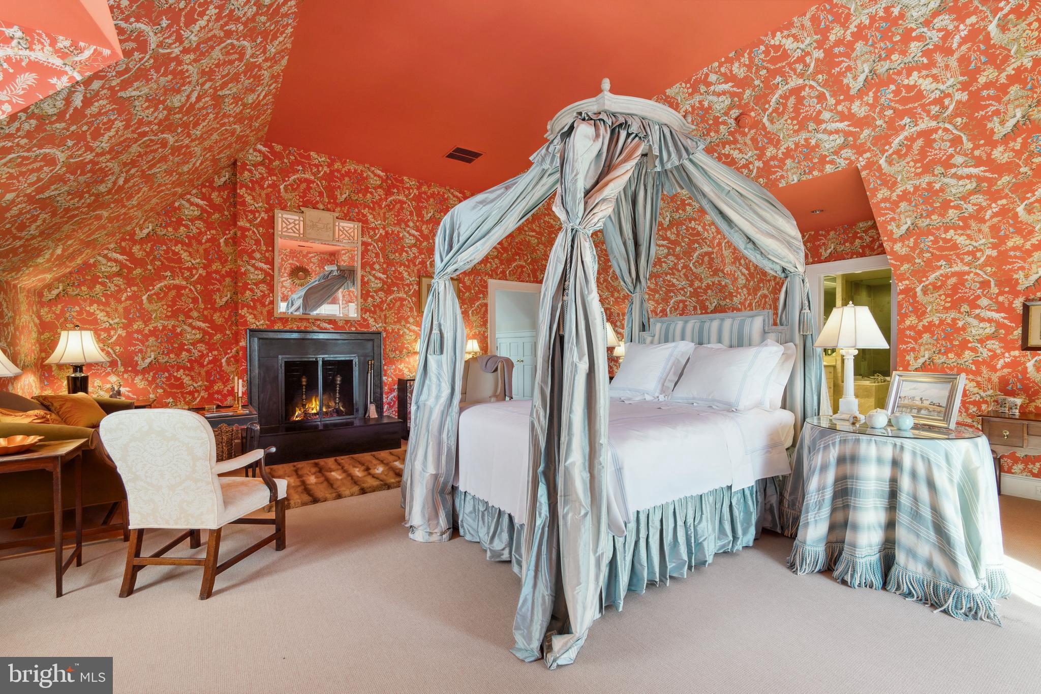 23620 Land's End Road Chestertown, MD 21620 - Photo 33 of 77 Ensuite with Fireplace & Balcony