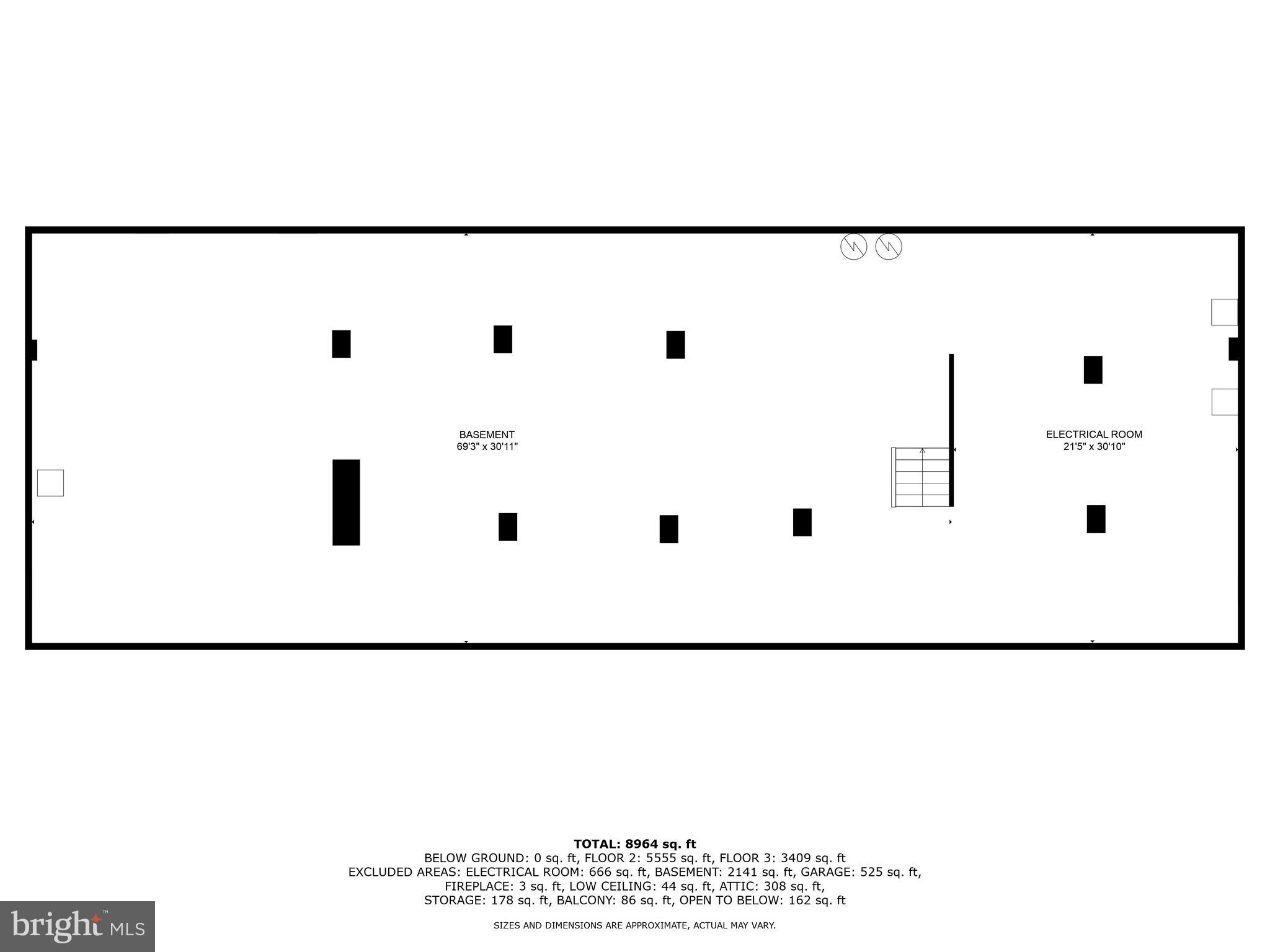 23620 Land's End Road Chestertown, MD 21620 - Photo 75 of 77 Full-House Basement w 9' Ceilings