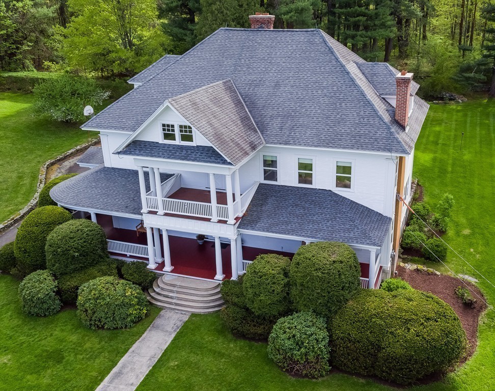 58 S Road Hampden, MA 01036 - Photo 1 of 28 a aerial view of a house with a yard and plants
