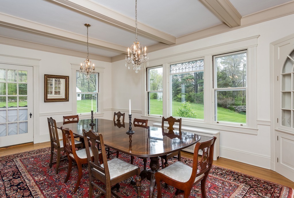58 S Road Hampden, MA 01036 - Photo 7 of 28 a view of a dining room with furniture window and outside view