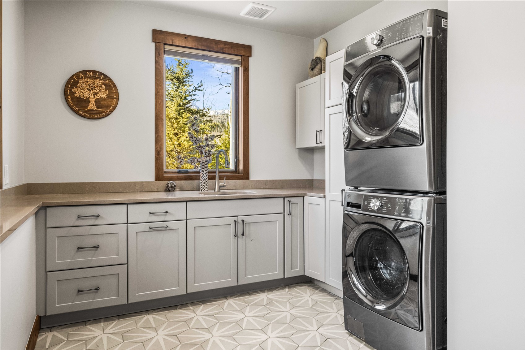 230 Game Trail Road Silverthorne, CO 80498 - Photo 15 of 43 a view of a storage and utility room with a washer and dryer