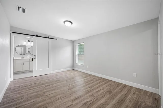 wooden floor in an empty room