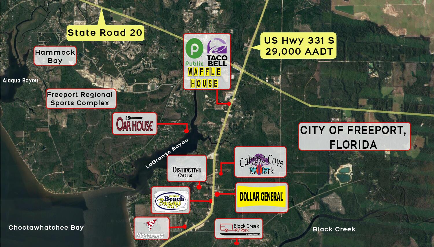 0 Bayou Circle Freeport, FL 32439 - Photo 2 of 3 a street sign on a pole on a street