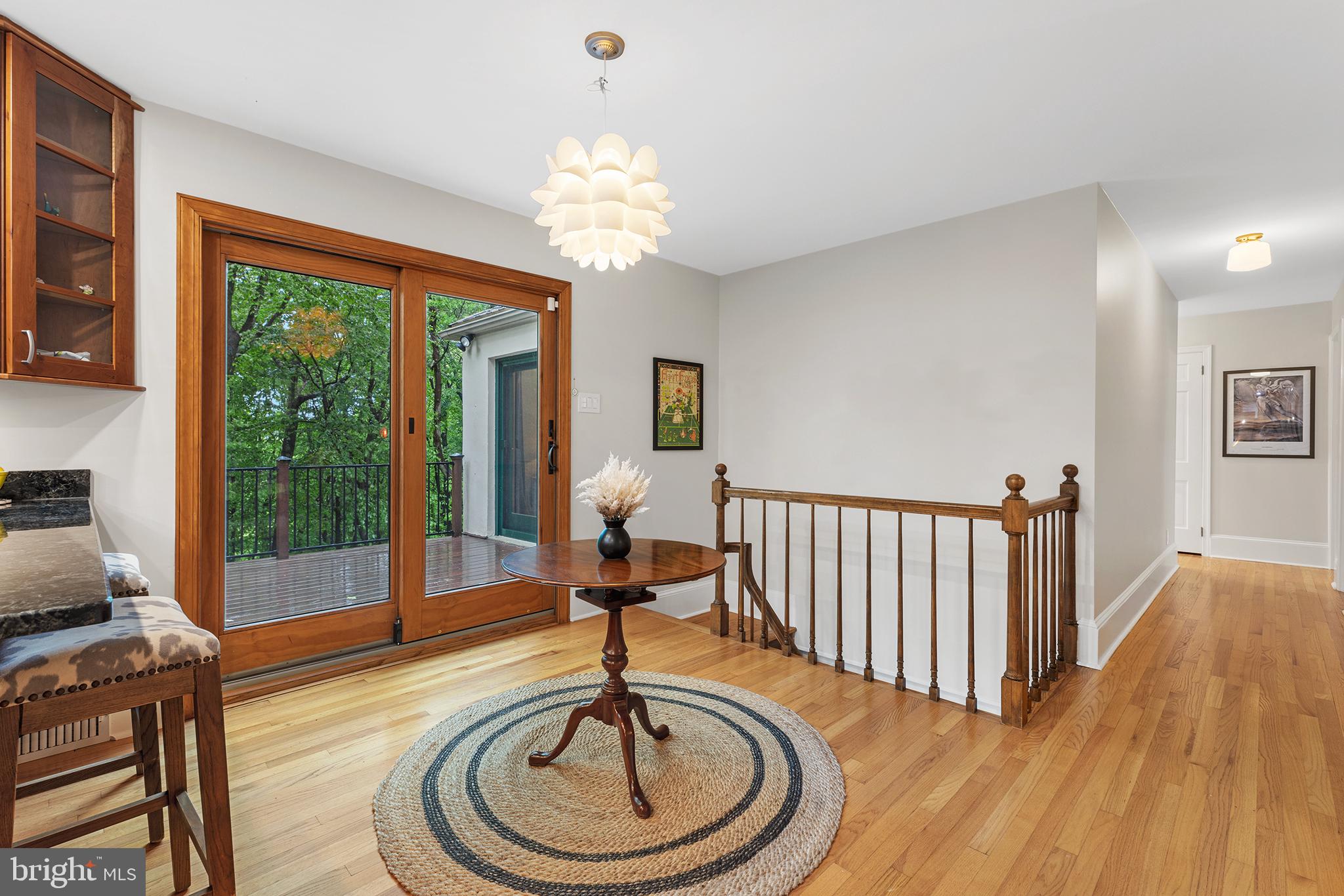 290 Danell Road Wayne, PA 19087 - Photo 12 of 42 kitchen opens to large deck area