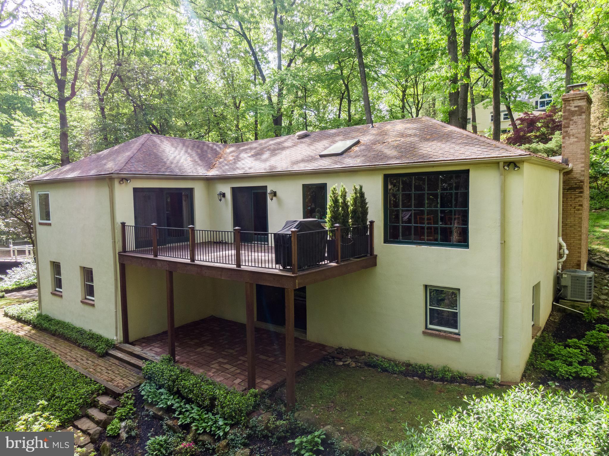 290 Danell Road Wayne, PA 19087 - Photo 17 of 42 rear house view