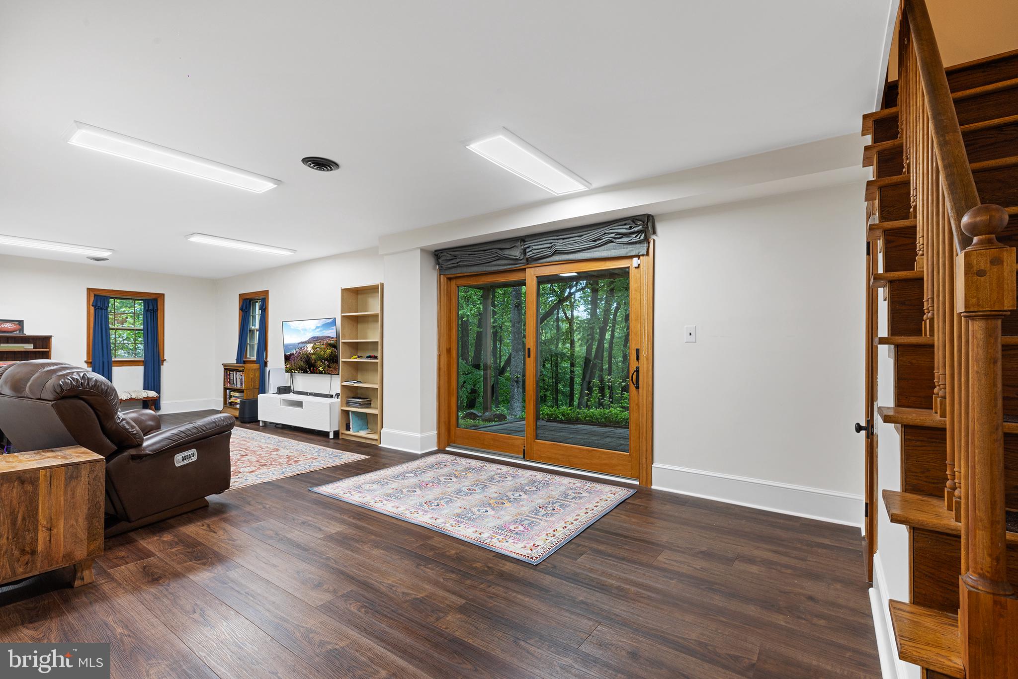 290 Danell Road Wayne, PA 19087 - Photo 31 of 42 walk out to deck and rear yard with fire pit