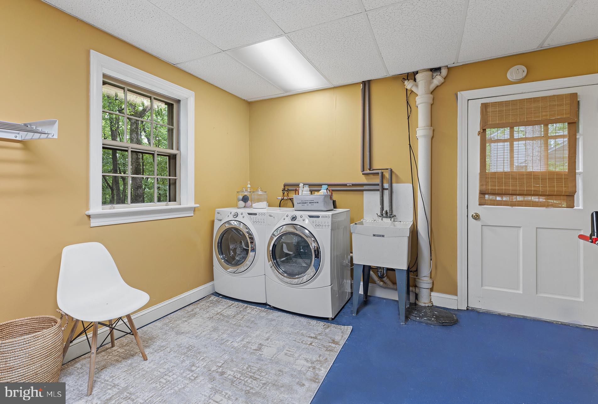 290 Danell Road Wayne, PA 19087 - Photo 34 of 42 Laundry Room with extra storage and side door